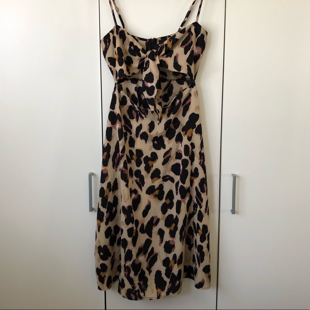 Cheetah print dress